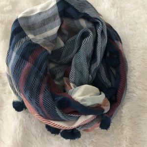 LOFT Plaid Infinity Scarf